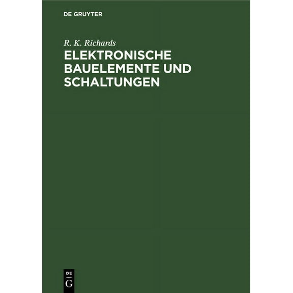 Elektronische Bauelemente Und Schaltungen, (Hardcover)