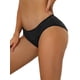 thumbnail image 4 of FAB CURVES Ropa interior menstrual para mujeres, pantalones hipster de tiro medio, disponibles en talla grande L, color negro, 4 of 4