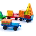 thumbnail image 1 of Juego de ruedas de camión de coche magnético, bloques magnéticos, azulejos magnéticos, Juguetes de bloques de construcción para niños y niñas, 1 of 8