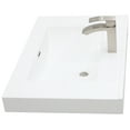 thumbnail image 5 of WindBay Wall Mount Floating Bathroom Vanity Sink Set. Tan Vanity, White Integrated Sink Countertop - 29.25", 5 of 5