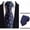TS3, variant on Extra Long Ties for Men Big and Tall Classic Woven Jacquard Silk Necktie Business Wedding Formal Party Stripe Design