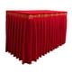 thumbnail image 1 of Mantel budista Temple Supply, delicado mantel de loto para mesa de templo. Loto rojo brillante, 1 of 9