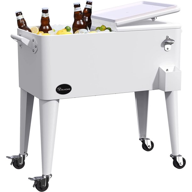 Outdoor Patio Cooler Cart
