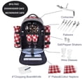 thumbnail image 2 of Mochila de Picnic Apollo Walker con Nevera para 2 Personas Gris, 2 of 9