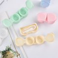 thumbnail image 4 of 5 Sets Contact Lens Cases Flip Top Design Contact Lens Box Contact Lens Holder, 4 of 10