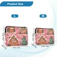 thumbnail image 4 of FORMRS 13-13.3 inch Laptop Sleeve Case Soft Carrying Quilted Computer Bag Cover, Brown Gingerbread Houses, 4 of 7