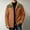 c01Brown, variant on USNSM Men's Sherpa Fleece Cotton Jacket, Cargo Jacket, Long Sleeved Lapel Winter Warm Coat with Multiple Pockets Blue XXL