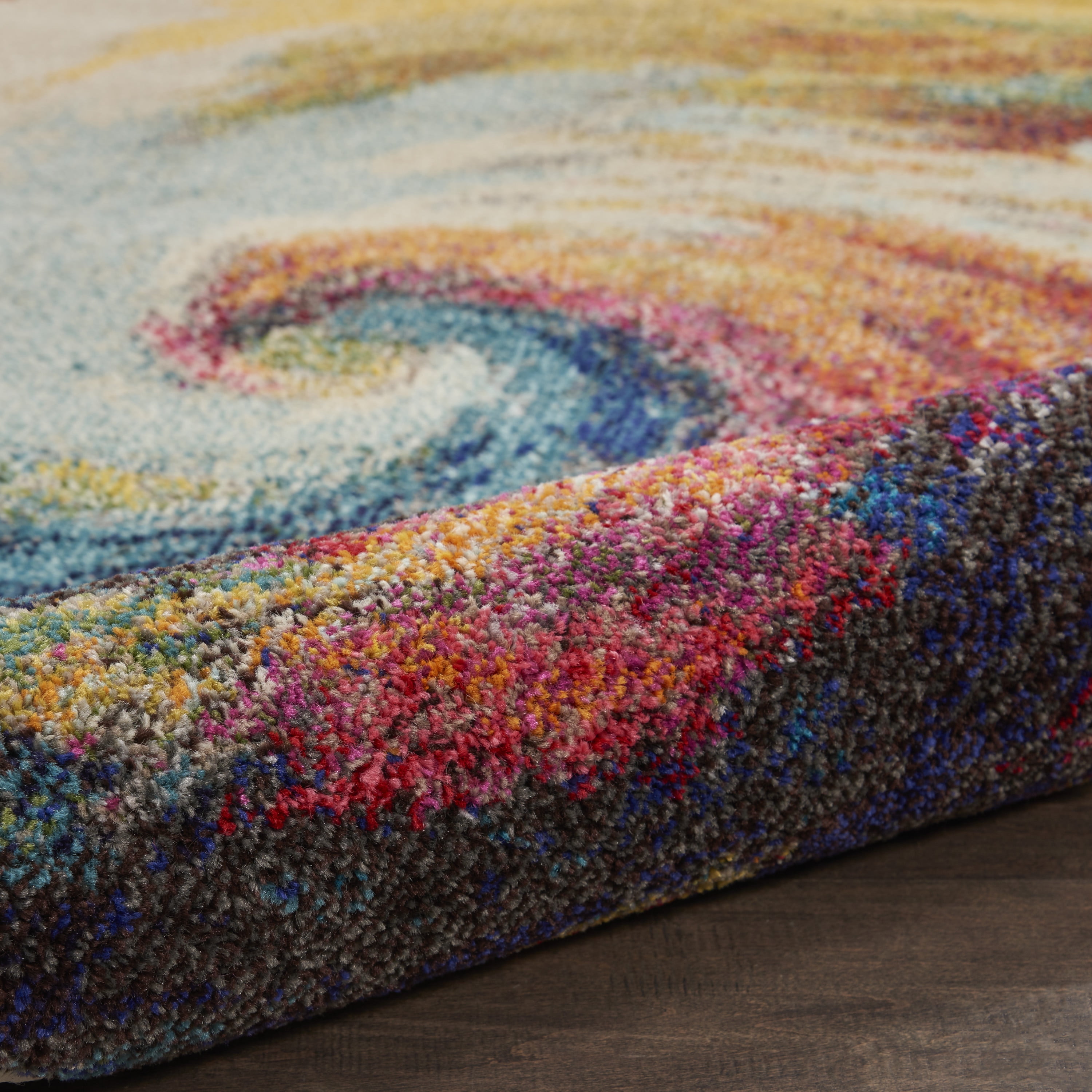 Nourison Celestial Abstract Wave 2'2" x 7'6" Area Rug, (2x8)