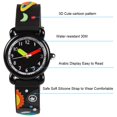 thumbnail image 2 of Venhoo Relojes para niños analógicos 3D lindos dibujos animados impermeables de silicona para niños pequeños relojes de pulsera Time Teacher para niños pequeños-Universo, 2 of 5