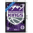 thumbnail image 3 of NBA Sacramento Kings - Maximalist Logo 23 Wall Poster, 14.725" x 22.375" Framed, 3 of 5