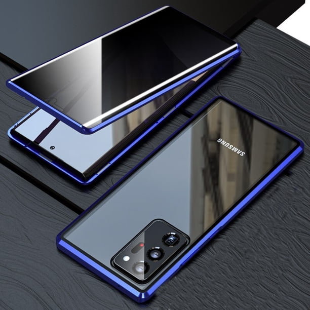 Funda de protección de privacidad de espiando magnético de Metal para Samsung Galaxy Note 20 Ultra S22 S21 Plus S20 Fe 5G funda de teléfono Fundas Coque Tan Jianjun unisex