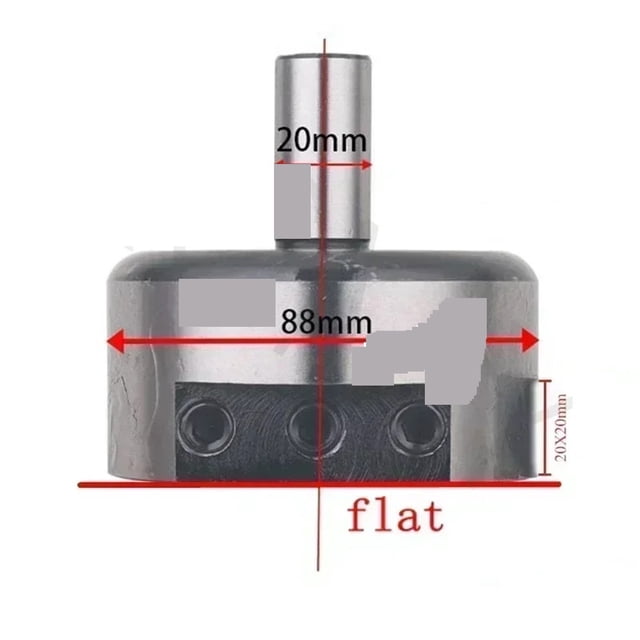 Milling Machine Plane Adjustable Size Flying Surface Smooth Cutter Bar Machining Center Plane Face Milling Cutter Head ,Great Multi-Purpose Application