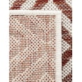 thumbnail image 4 of Jill Zarin Outdoor Collection Area Rug - Costa Rica (9' x 12' Rectangle Rust Red/Ivory), 4 of 8