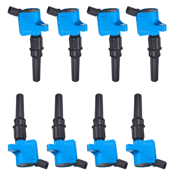 Set of 8 ISA High Performance Ignition Coil compatible with Ford Lincoln Mercury 4.6L 5.4L V8 DG508 C1454 C1417 FD503 F7TU-12A366AB 1L2U12029AA I2LU-12A388-AA C1417 DG473 DG481 DG491