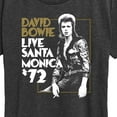 thumbnail image 3 of David Bowie - Bowie Santa Monica - Women's Short Sleeve Graphic T-Shirt, 3 of 5