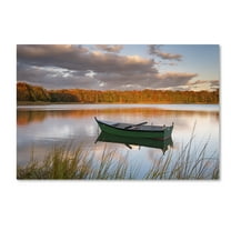 Trademark Fine Art 'Boat on Salt Pond' Canvas Art by Michael Blanchette Photography
