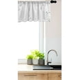 thumbnail image 3 of Ambesonne Neutral Valance Pack of 2, Triangular Monochromatic, 54"X12", Pale Grey, 3 of 3