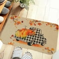 thumbnail image 5 of BJUTIR Doormat In Home Thanksgiving Fall Decorative Door Mat Farmhouse Happy Fall Yall Doormat Autumn Buffalo Plaid Doormats Non Fall Indoor Floor Mat Low Profile Entryway Rug Mat, 5 of 6