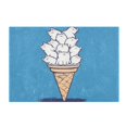 thumbnail image 7 of Yayeee Bath Rug for Bathroom Floor Non Slip Rectangle Fluffy Soft Absorbent Mat, 16"x24", Ice Cream Cat, 7 of 7