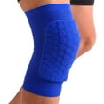 thumbnail image 3 of Knee Sleeve Pair Kneepad Pads Crashproof Antislip Basketball Leg Sleeve Protective Pad Support Guard Padded Breathable Compression Wear Hexpad - 2 Packs-Blue, 3 of 7