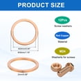 thumbnail image 2 of 12 Pcs Rondelle Plate, 24mm ID, 30mm OD, 2mm d'Épaisseur pour Boulons Vis Machines, 2 of 6