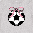 thumbnail image 4 of Inktastic Girls Soccer Ball Coquette Bow Girls Baby T-Shirt, 4 of 5