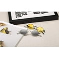 thumbnail image 4 of FEISEDY Vintage Small Round Sunglasses Retro Slender Metal Frame Candy Colors B2422, 4 of 14