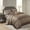 Brown+Gold, variant on Queen Size Bed In A Bag, 5 Piece Reversible Jacquard Bedspread Set Brown/Gold Queen, Brown+Gold Cotton Bedding Set,Microfiber Bed Sheet Set, Household Supplies & Décor Bedding Bedding Sets