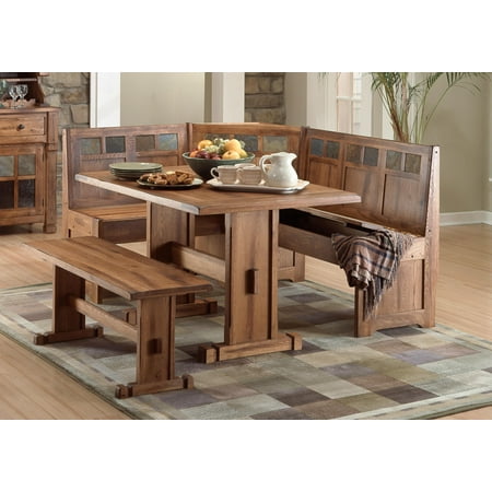 Sedona Breakfast Nook Set W Side Bench 4pc Sedona Breakfast Nook Set W Side Bench 4pc