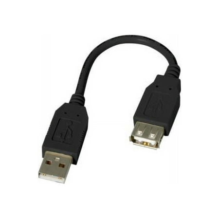 UPC: 0065030818544 | StarTech.com USBEXTAA6IN 6  Black USB 2.0 Extension Adapter Cable