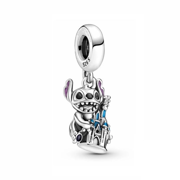 Disney Stitch Marvel Rescuer Star Charms Wars cuentas para pulsera de plata de ley 925 Original collar para mujer joyería