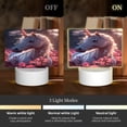 thumbnail image 3 of Fotbe Flower White Horse Pattern Acrylic Night Light Gift with 3 Color ModesTouch-Sensitive LED Lamp Perfect Gift for Mother's Day, Birthday, or Christmas, 3 of 9