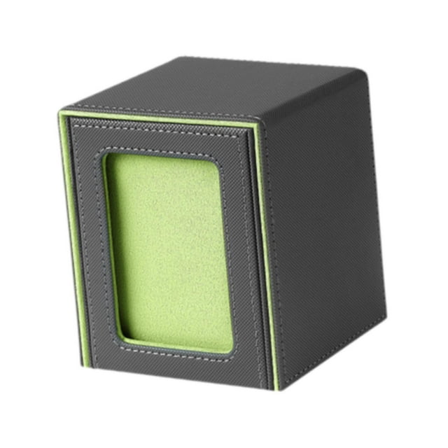 TISHITA Boîte de Rangement pour Cartes, Contient Plus de 100 Cartes, Organisateur de Cartes de Collection Robuste, Intérieur Vert