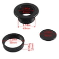 thumbnail image 4 of 3Pcs Parasol Umbrella Hole Ring And Cap Set, Table Umbrella Fit for Outdoors Rv Black, 4 of 9