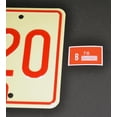 thumbnail image 4 of Dukes of Hazzard | General Lee | CNH 320 + GA CNH 320 |  Metal Stamped Replica Prop License Plate Combo, 4 of 7