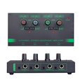 thumbnail image 3 of Mezclador de audio Wdftyju ruido ultrabajo Sistema de monitoreo interno 4 canales, 3 of 9