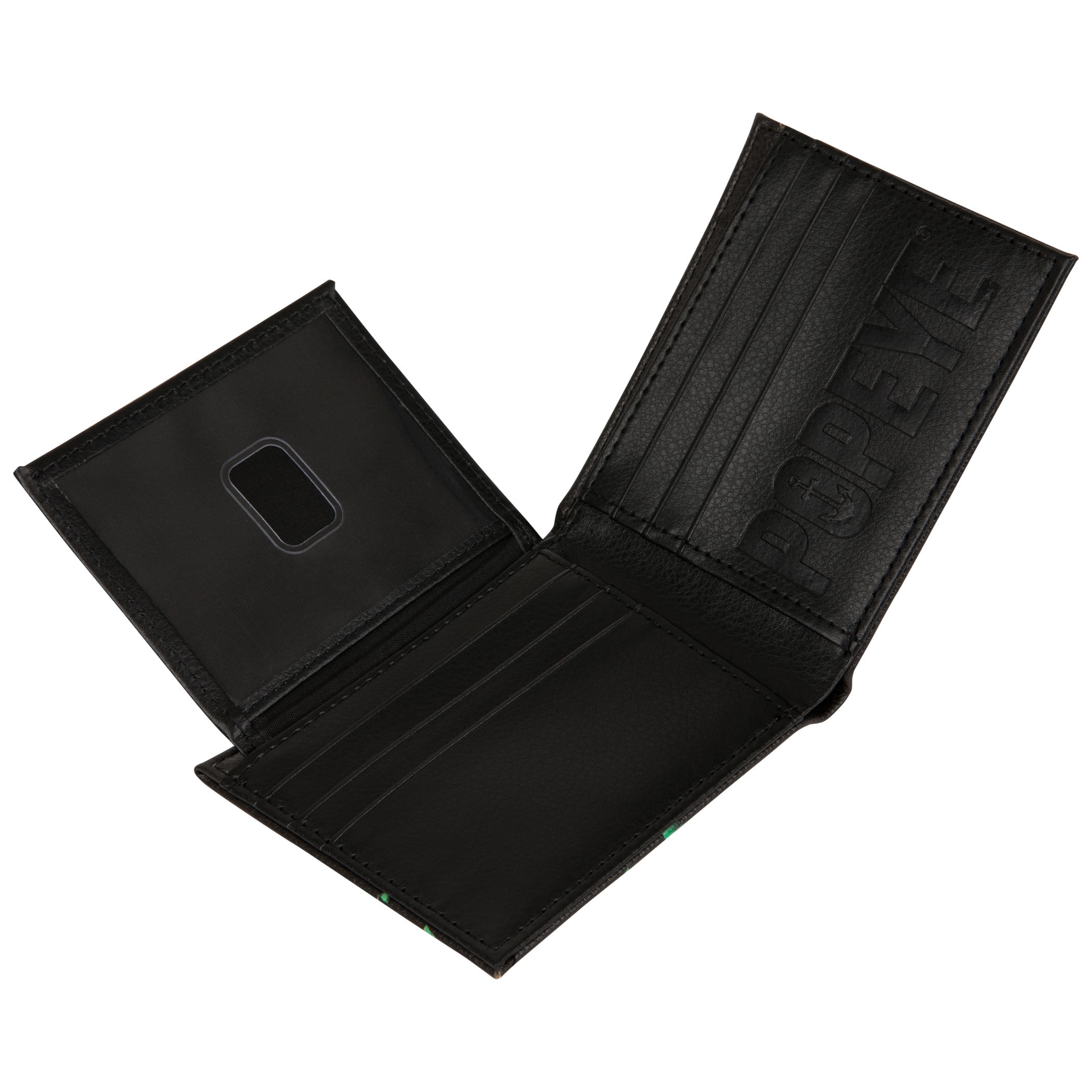 Popeye 864825 The Sailor the Legend Bi-Fold Wallet, Black