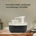 thumbnail image 3 of Humidifiers for Bedroom, 280ml Small Cool Mist Humidifier, Ultrasonic Humidifier Innovative Water Scene Aromatherapy Machine Rain Drop Humidifier, Desktop Humidifier, 3 of 7