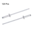 thumbnail image 4 of Unique Bargains 2.4mm Diameter 9mm Grip Length Silver Tone Aluminum Blind Rivets 120 Pack, 4 of 4