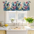 thumbnail image 4 of Valances for Windows Rod Pocket Short Curtain for Bathroom Living Room Bedroom 1 Panel 42x12in, 4 of 9
