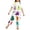 CF3, variant on Ruyang Halloween Girls Overalls Cute Colorful Ghost Printed Adjustable Strap Jumpsuits Summer Kids Straight Leg Casual Rompers 