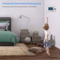 thumbnail image 1 of Caja de bloqueo de termostato universal con llave Acrílico para protector de termostato de pared (B), 1 of 7