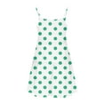 thumbnail image 7 of FamilyThread Girls Polka Dot Sleeveless Dresses Spaghetti Strap Summer Swing Twirly Sundress A-Line Dress For 4-14Y, 7 of 7