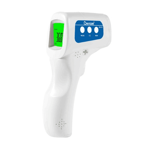 Berrcom Non-Contact Infrared Thermometer JXB-178 (Requires 2 AA batteries)  - White