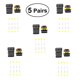 thumbnail image 5 of unbranded 5 Pares Kit De Conectores De Cable 4 Vías Impermeables IP67 Con 4 Pines Para Uso En Automóviles Y Motocicletas, 5 of 8