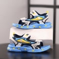 thumbnail image 5 of TOWED22 Toddler Little Kid Sandals Boys Girls Adjustable Strap Open-Toe Summer Outdoor Unisex Child Sport Beach Sandals(Toddler/Little Kid/Big Kid)(Blue,2), 5 of 9