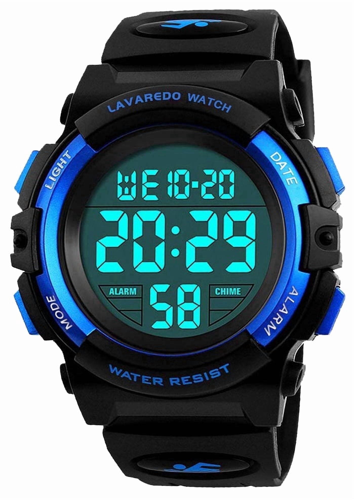 Digital Sports Watch for Age 4-15 Waterproof Watches with Alarm Stopwatch Wrist Watches for Age 4-15 Birthday Christmas Gift