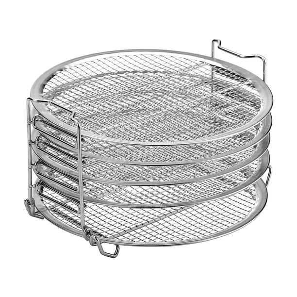 Rejilla de Aire Sunnimix Acero Inoxidable 5 Capas para Freidora de Aire