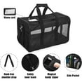 thumbnail image 6 of ScratchMe Pet Travel Carrier Soft Sided Portable Bag for Cats, Small Dogs, Kittens or Puppies, Collapsible, Durable, Airline Approved, Travel Friendly, Carry Your Pet with You Safely and Comfortably, 6 of 8