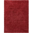 thumbnail image 7 of Unique Loom Davos Shag Collection Area Rug - Solid (9' x 12' Rectangle Poppy), 7 of 7